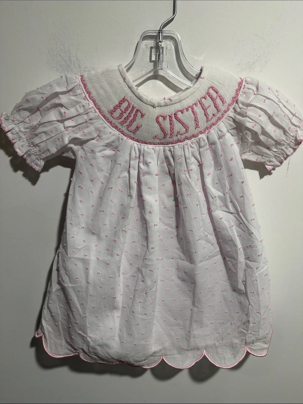 The Smocked Flamingo soft pink